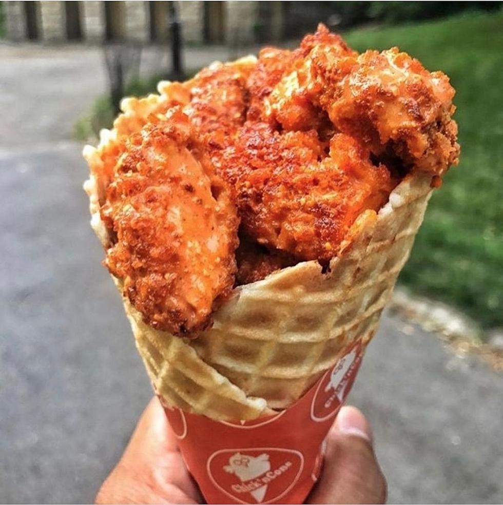 Wow! This Trendy Waffle Cone Stuffed With Fried Chicken Coming To Michigan