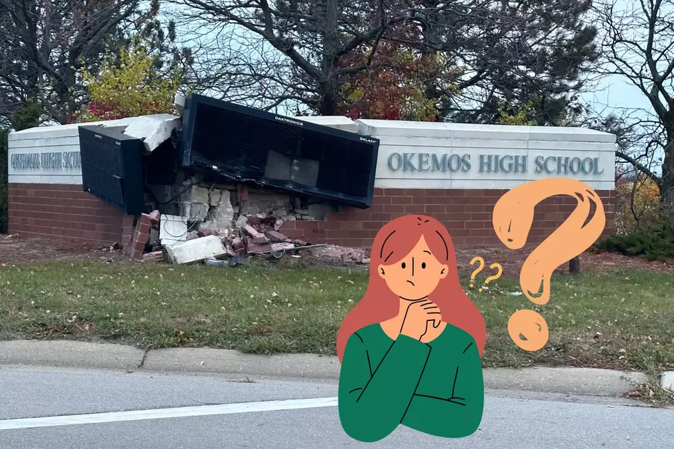 When Will the Okemos High School Sign Be Fixed?