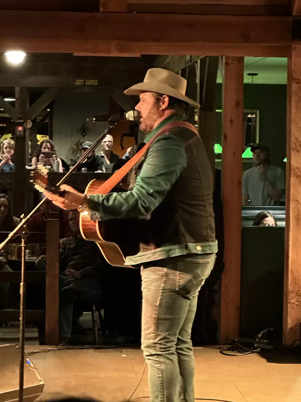 Randy Houser performs at Green Dot Stables in Lansing, Michigan, on March 5, 2024. Photo via JR, Townsquare Media Lansing