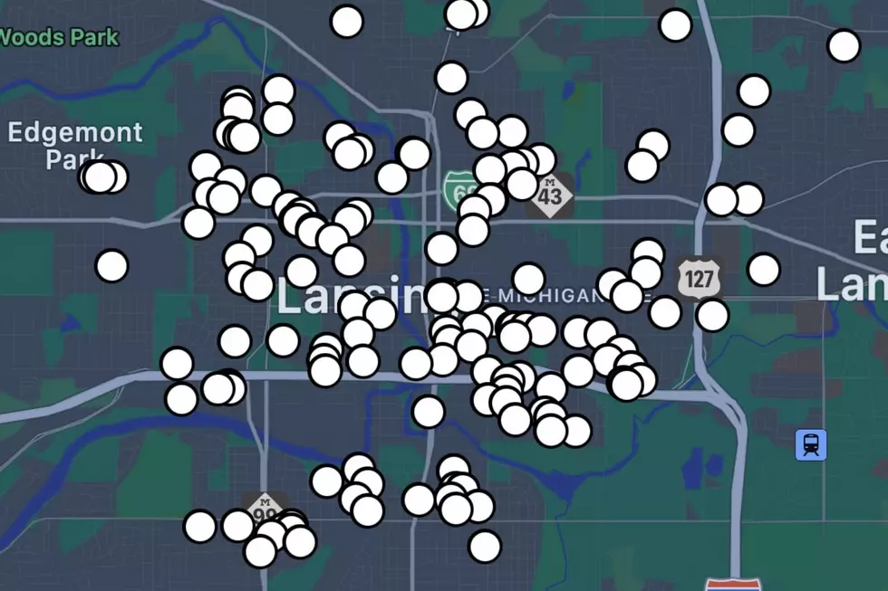 Map of Lansing Sex Offenders
