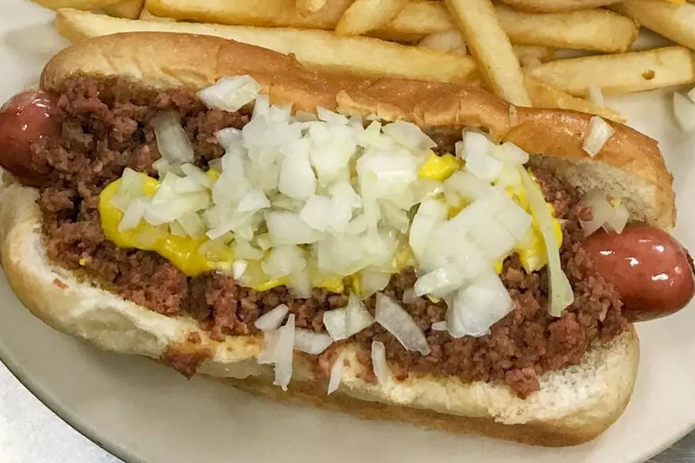 Flint-style coney with fries. Photo via Facebook - Starlite Diner & Coney Island (Flint Michigan)