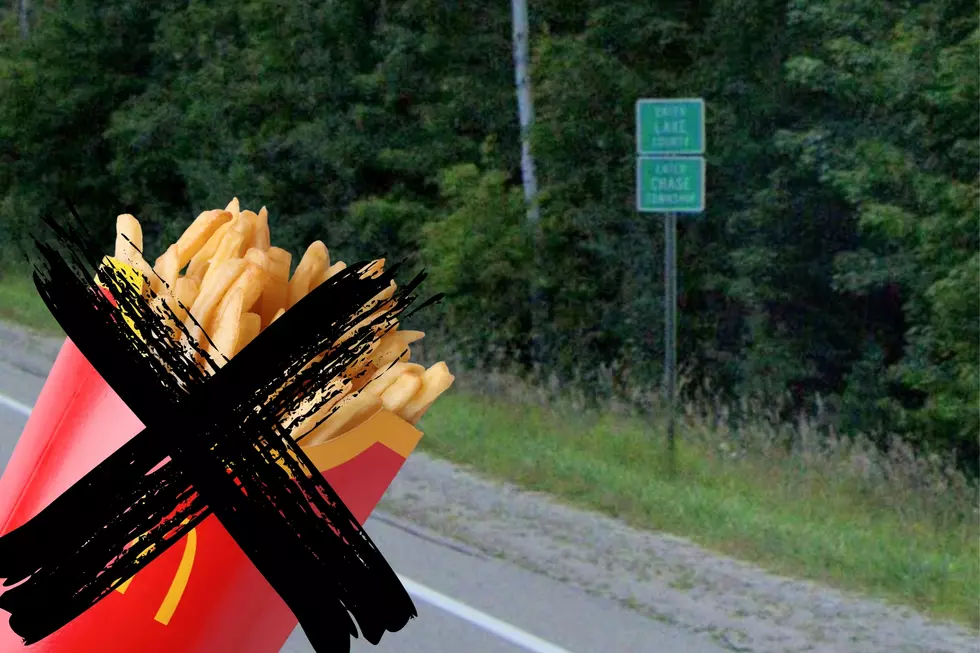 There are no McDonald's locations in Lake County, Michigan. Photos via Canva and GoogleMaps