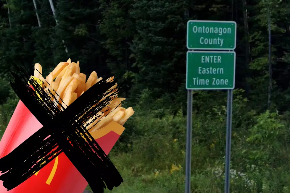 There are no McDonald's locations in Ontonagon County, Michigan. Photos via Canva and GoogleMaps