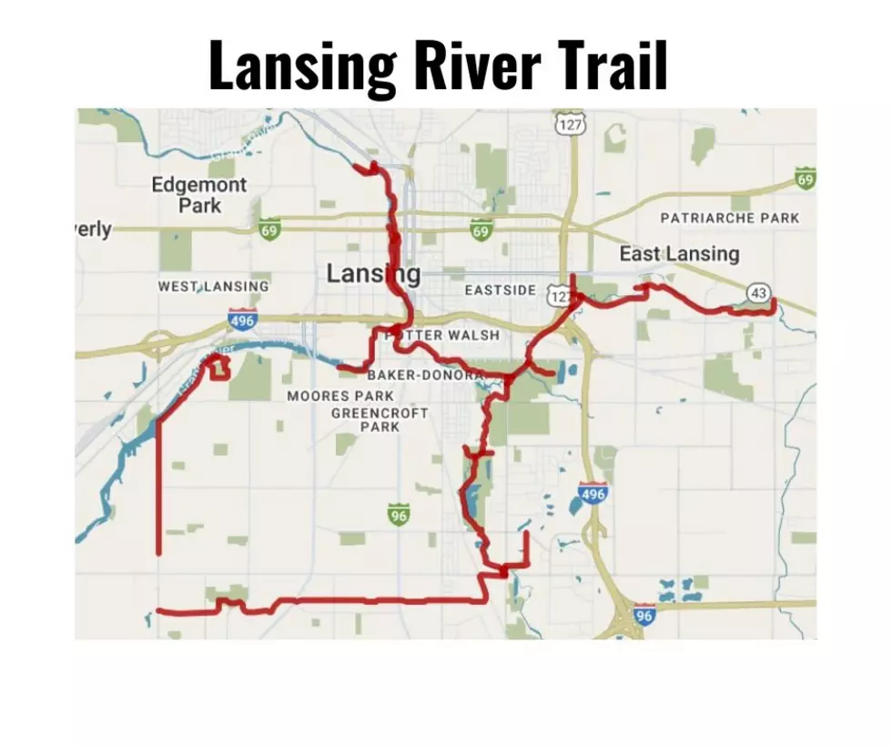 Lansing River Trail Map Photo Credit: Trail Link