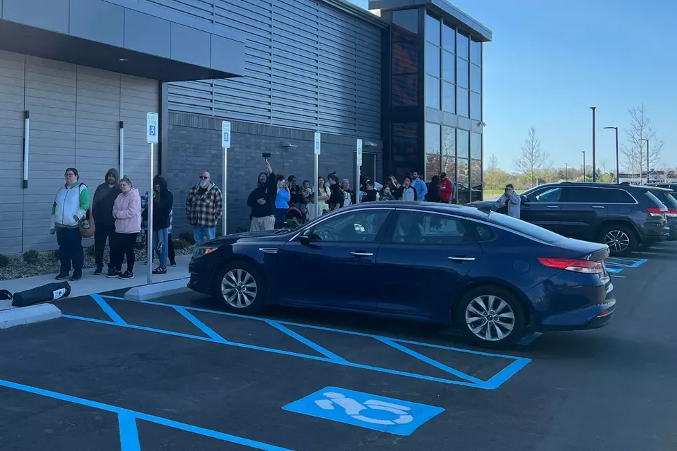 The first 200 people through the doors on Grand Opening Day for Dave & Buster's in Lansing received free video game play for the whole day. (Photo via JR, Townsquare Media Lansing)