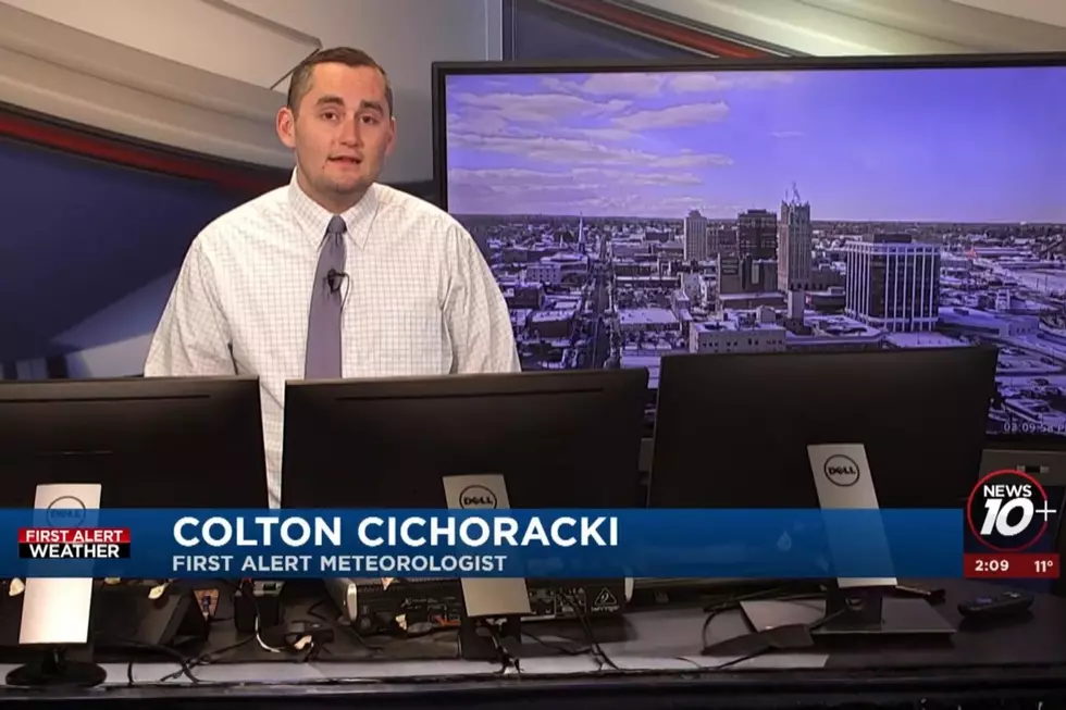 After 4 years, Meteorologist Colton Cichoracki is exiting WILX News 10 in Lansing. Photo via YouTube (WILX News 10)