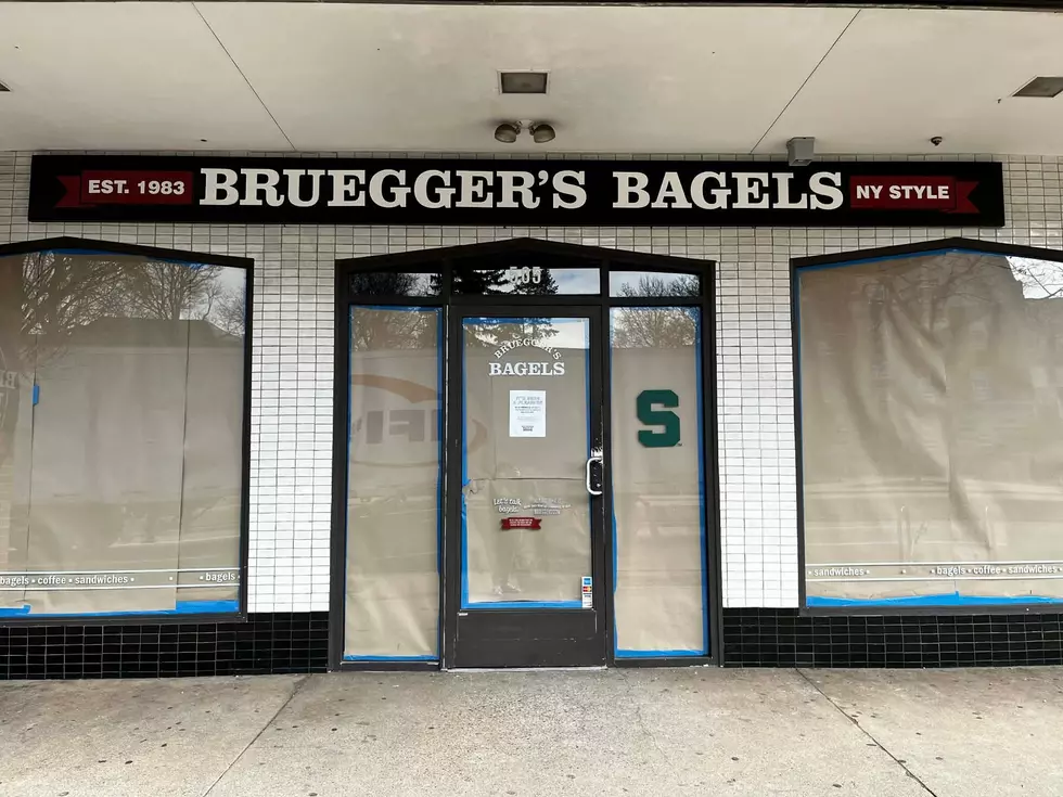 Bruegger's Bagels - the former East Lansing location closed suddenly in early 2026