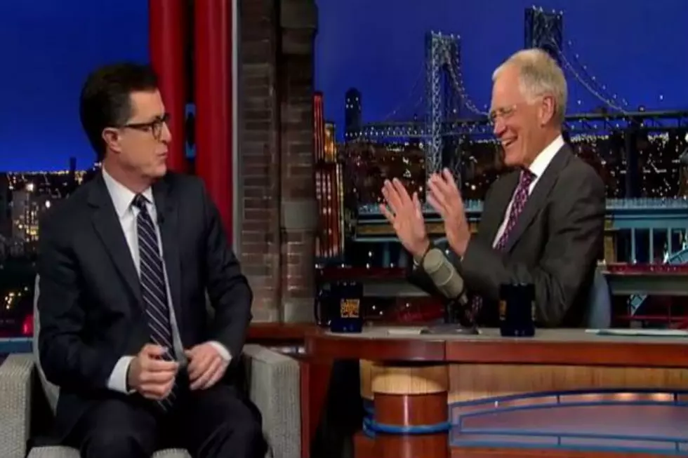 Stephen Colbert on w/ David Letterman last Night [Video]