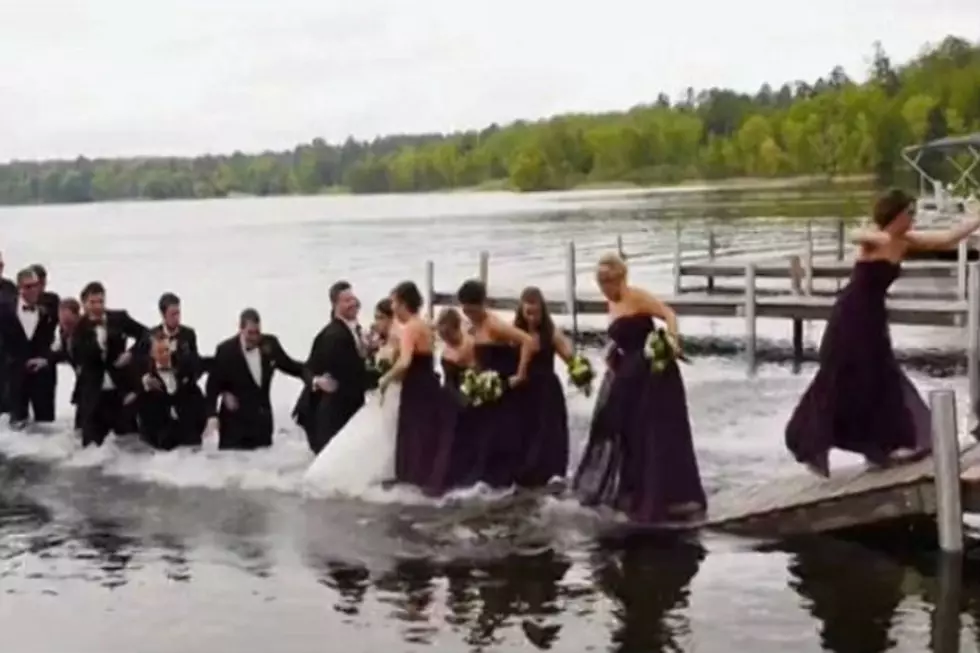 Wedding Party Falls Into Lake [VIDEO]