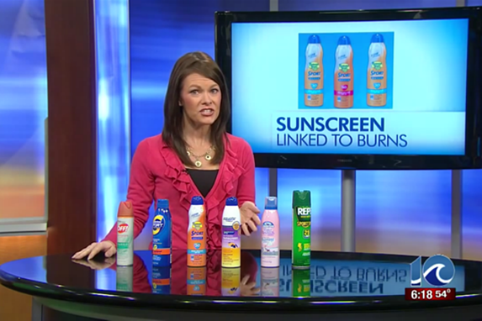 ALERT! Stop Spraying the Kids with Sunscreen
