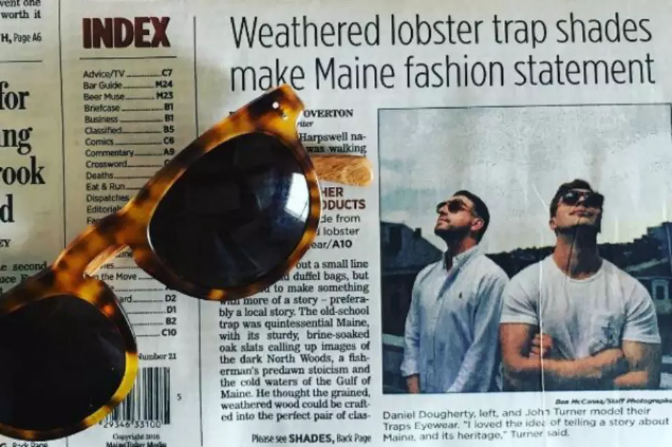 A True Maine Fashion Statement: Sunglasses Made Out Of Wood From Lobster Traps