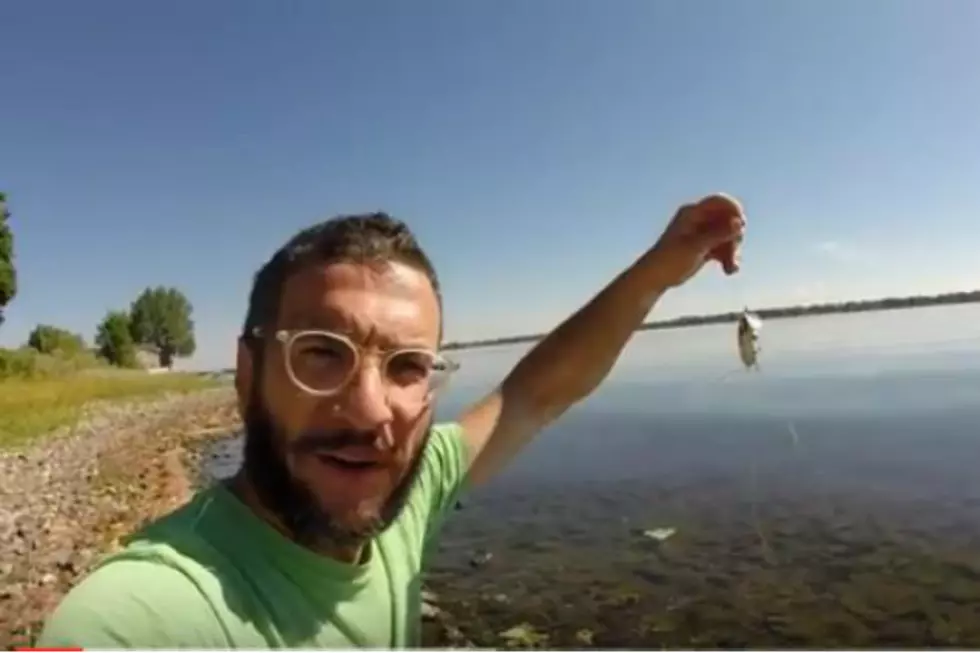 This Dude Caught A Huge Bass With A Drone And His Reaction Is Even Better Than The Catch [WATCH]