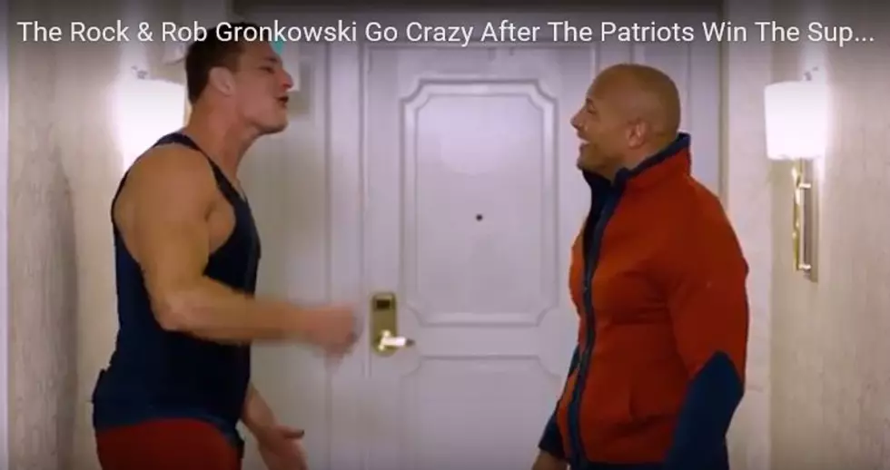 [NSFW] Watch Gronk Go Nuts Over Gift From The Rock