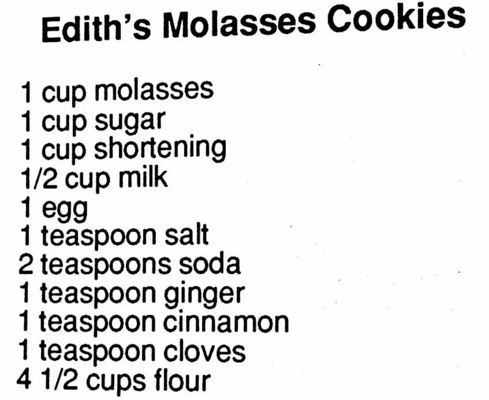 Nova Scotia: Edith’s Top Secret Molasses Cookie Recipe