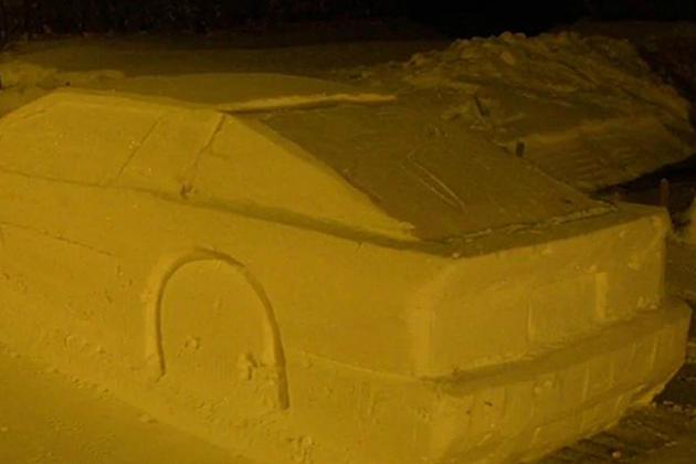 This Snow Sculpture Almost Fooled Police