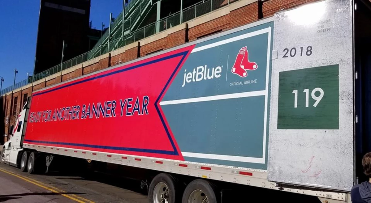 It's Red Sox Truck Day In Boston!