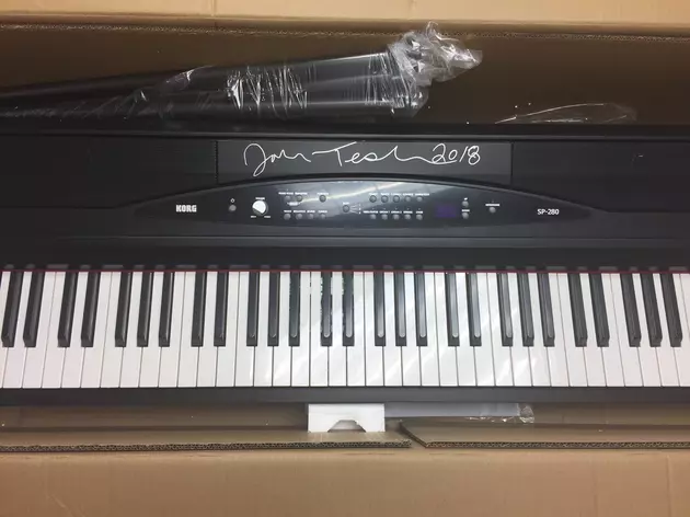 John Tesh Autographed This Keyboard, And It Could Be Yours!