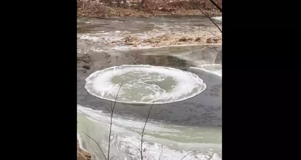 Watch: New Hampshire Joins Maine in Having a Spinning Ice Disk