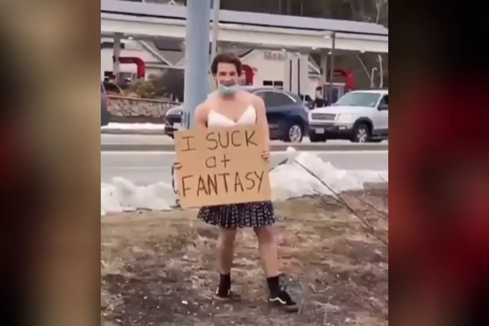 Did You See This Fantasy Football Punishment at an NH Mall?