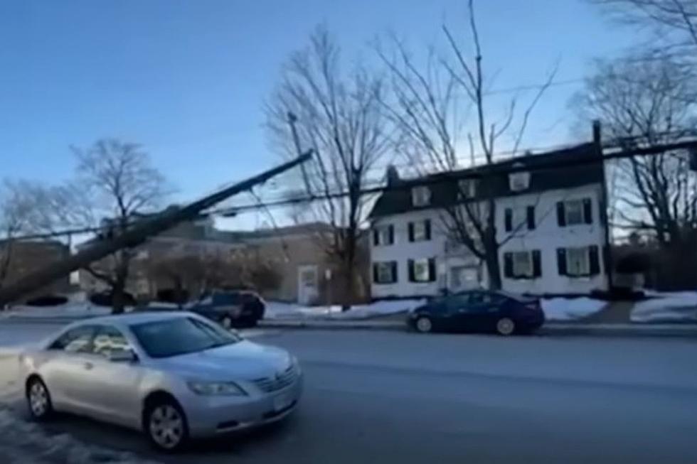 Fallen Powerlines Trapped NH Students Inside of a School Bus [VIDEO]