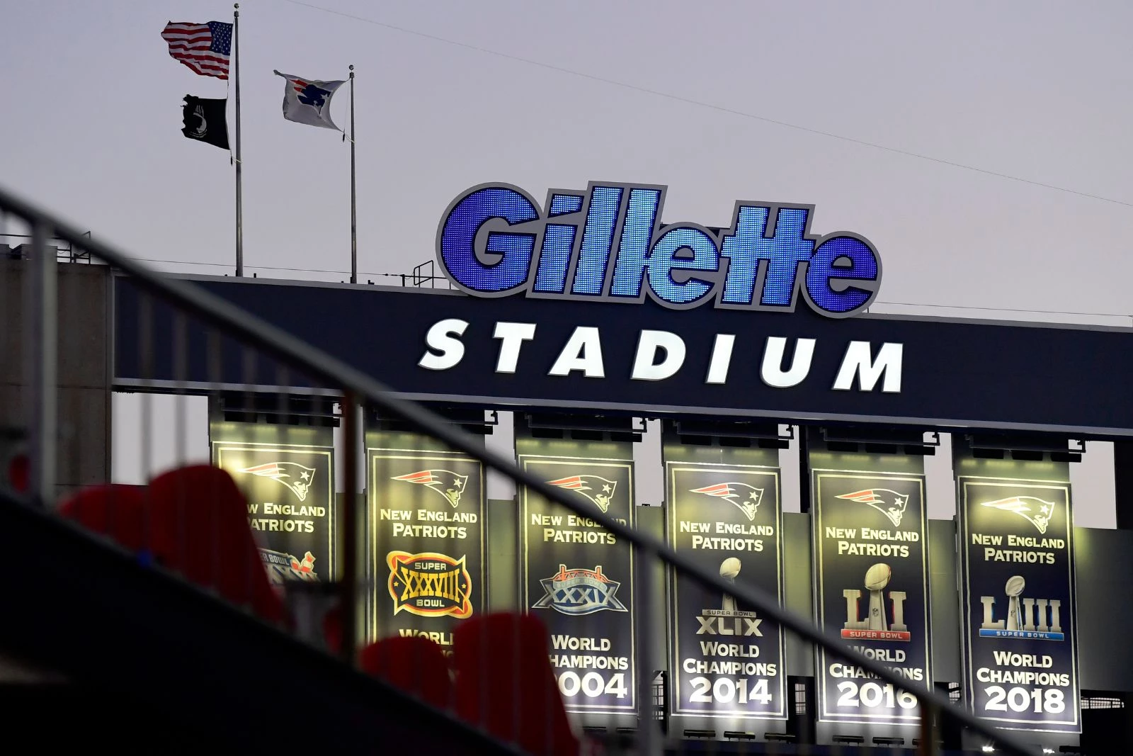 Check Out Patriots Giant Video Wall & Other Additions at Gillette