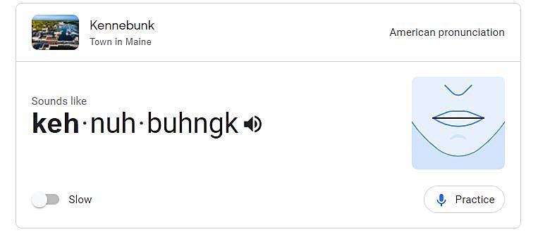 How Exactly Do You Pronounce Kennebunk, Maine?