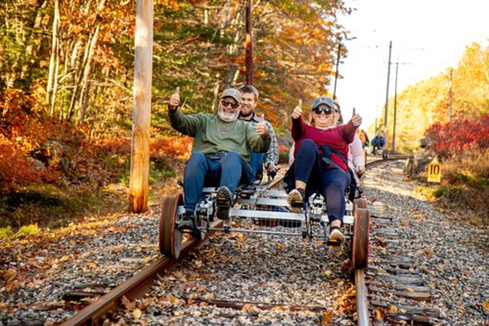 It's a Bike! It's a Paddleboat! It's Rail Cycling in Maine!