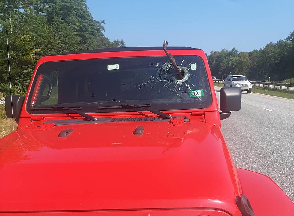 Terrifying Near-Miss: Maine Turnpike Driver Dodges Impalement by Inches