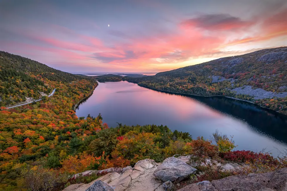 Maine Landscape at Sunset