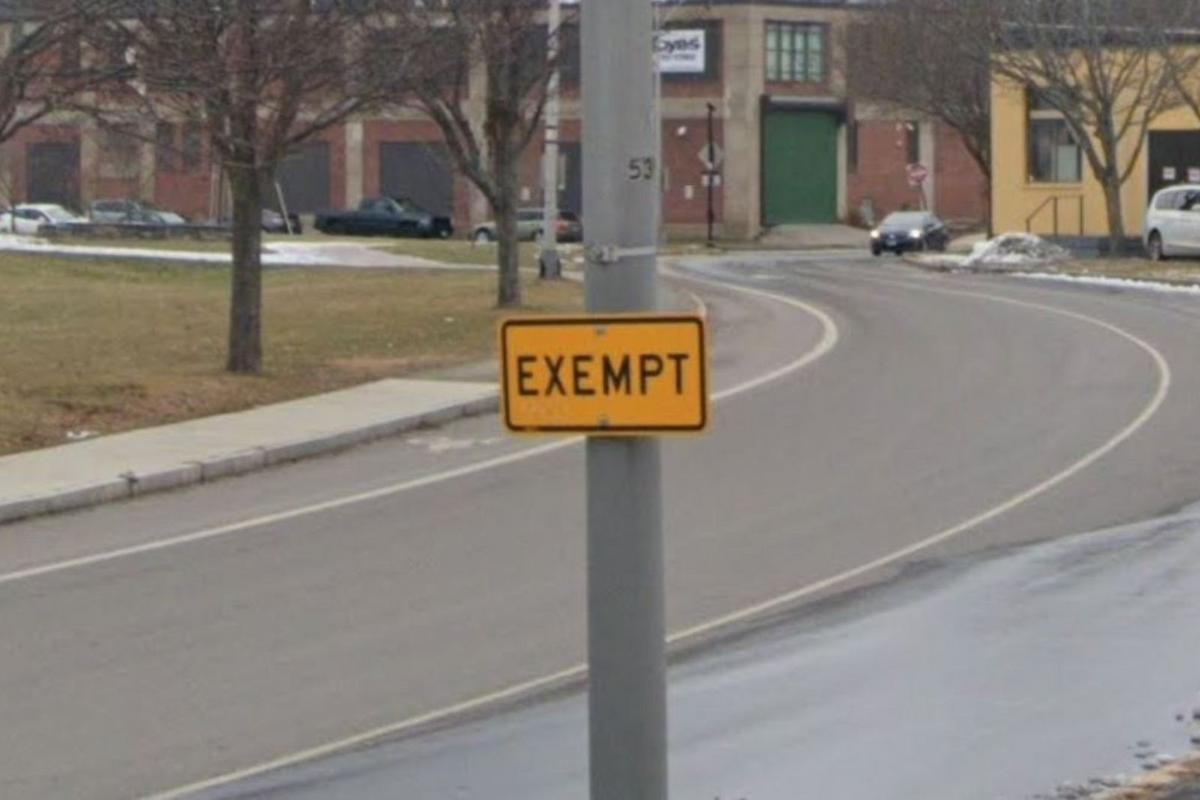 Have You Ever Wondered What This Random Exempt Sign in Portland is For?
