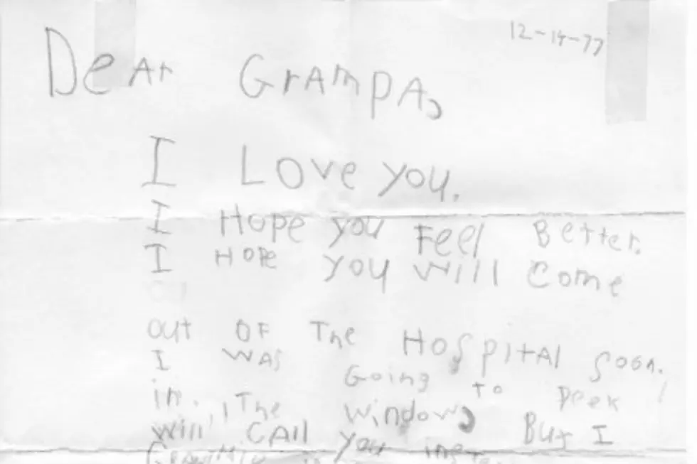 I Found A Letter My Mom Kept That I Wrote To My Grandfather When I Was Six