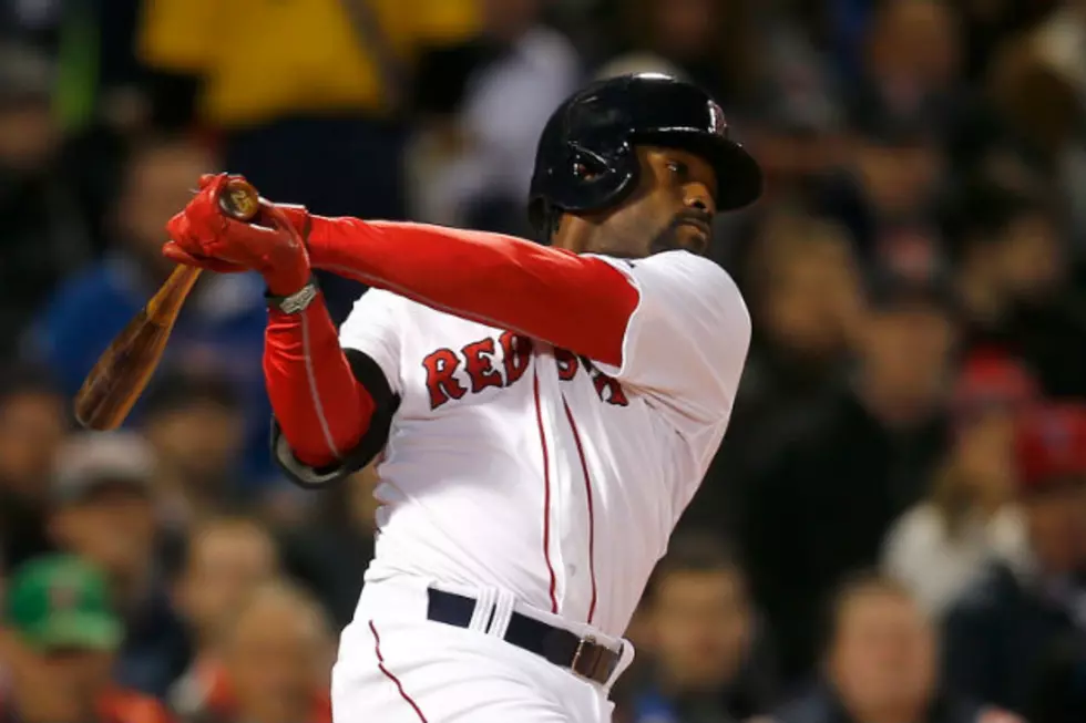 Jackie Bradley Jr. Throws a Ball Over Centerfield Fence at Fenway &#8211; From Home Plate! [VIDEO]