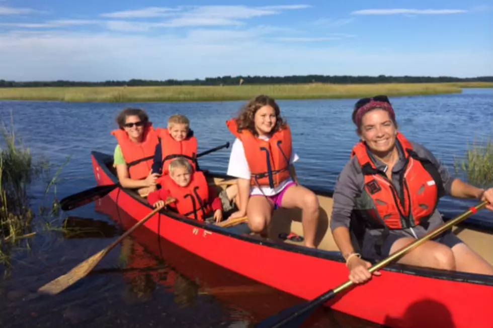 Canoeing the Scarborough Marsh – 5 in a Canoe!