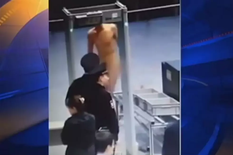 A Man Strips to Go through Airport Metal Detector in Protest [VIDEO]