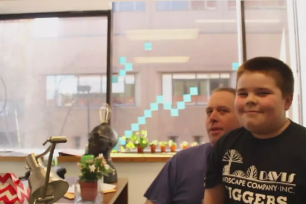 Jeff and Jake Surprise a Co-Worker by Making 8-Bit Art on His Office Window [VIDEO]