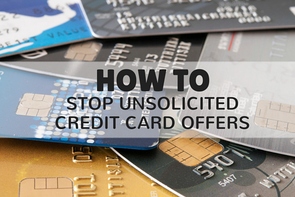 HOW TO: Stop Getting Credit Card Offers in the Mail