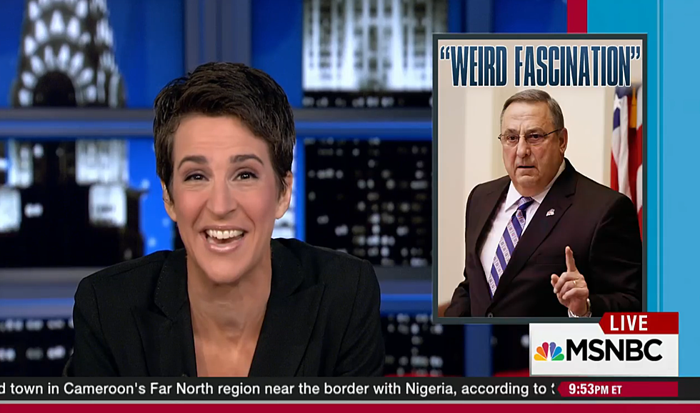 LePage Staffer Sends Bizarre Emails to the Rachel Maddow Show [VIDEO]