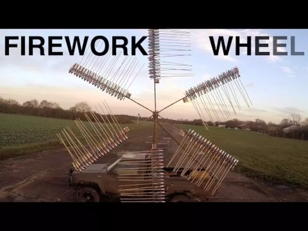Guy Sets Off 2 Million Fireworks Strapped To A Wheel And It&#8217;s Awesome [VIDEO]