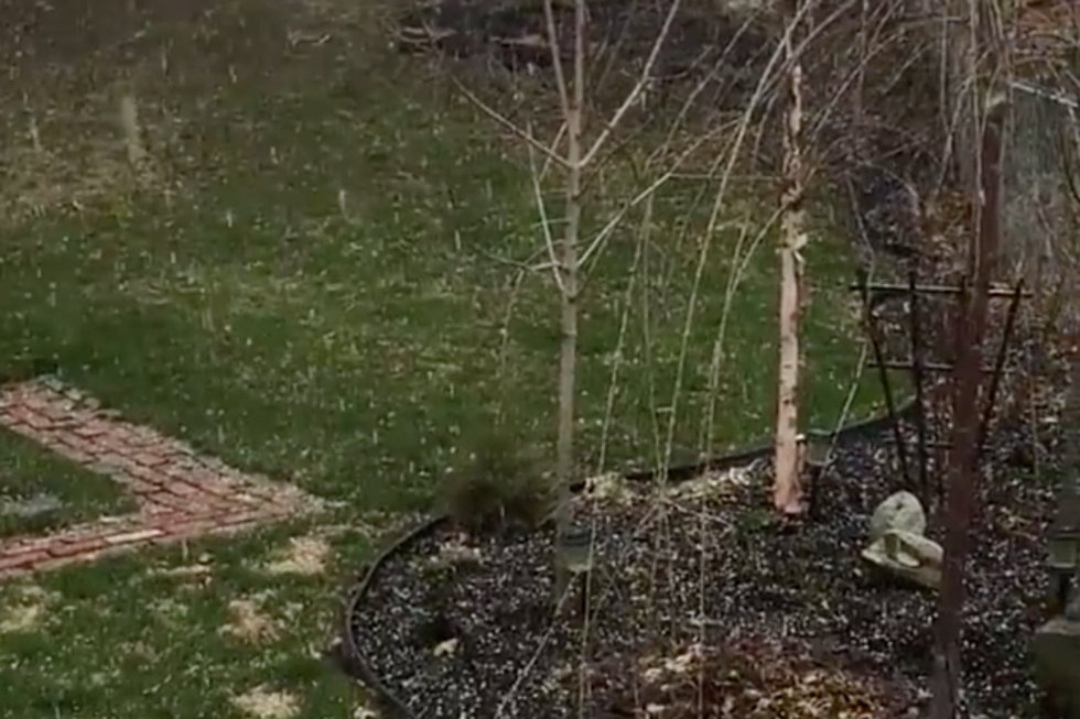 Insane Hail in Portland, Maine Caught on Video