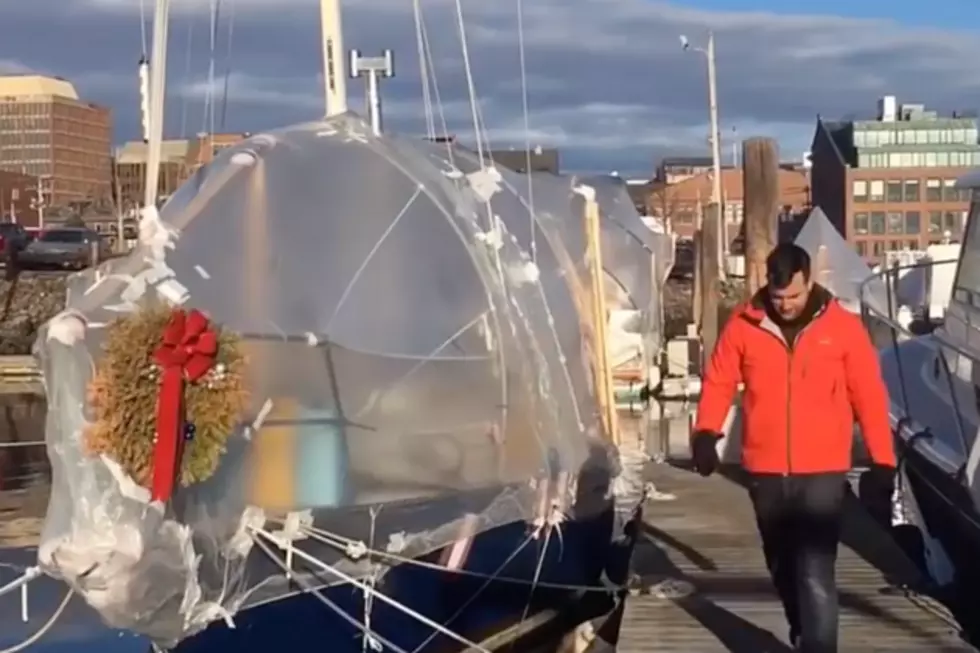 This Portland Couple Lived on Their Shrink-Wrapped Sailboat All Winter