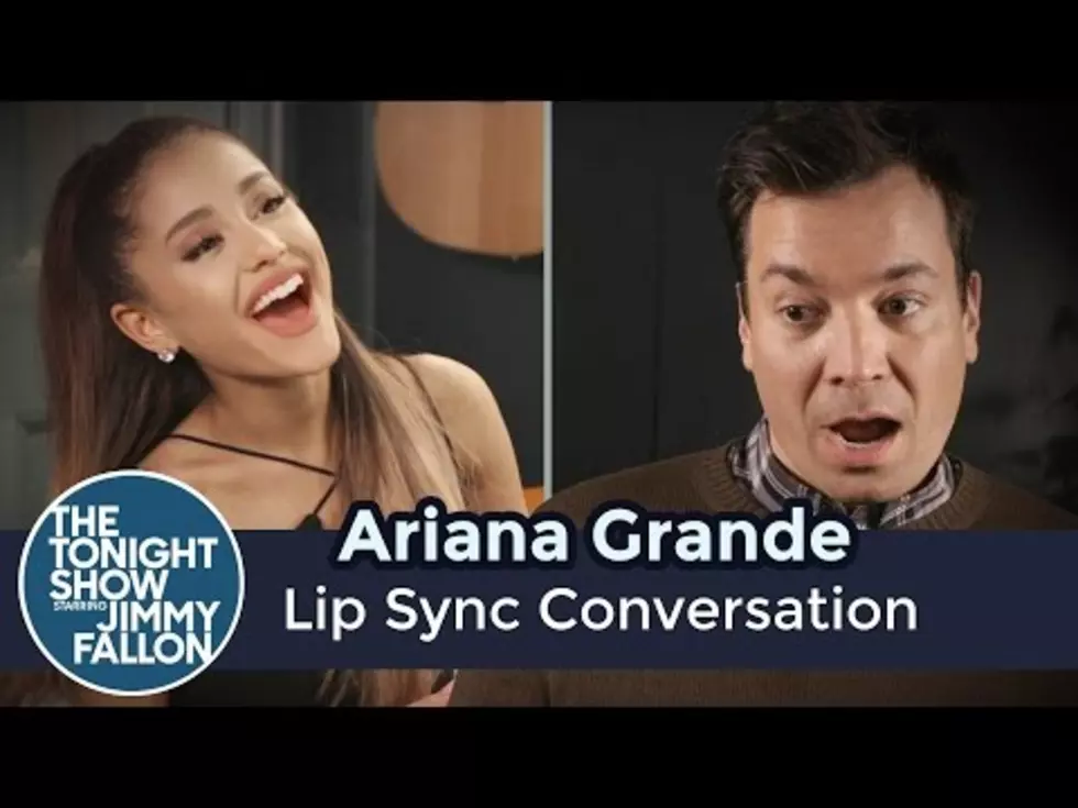 MUST WATCH: Jimmy Fallon And Ariana Grande Lip Sync An Entire Conversation And It&#8217;s Hysterical [VIDEO]