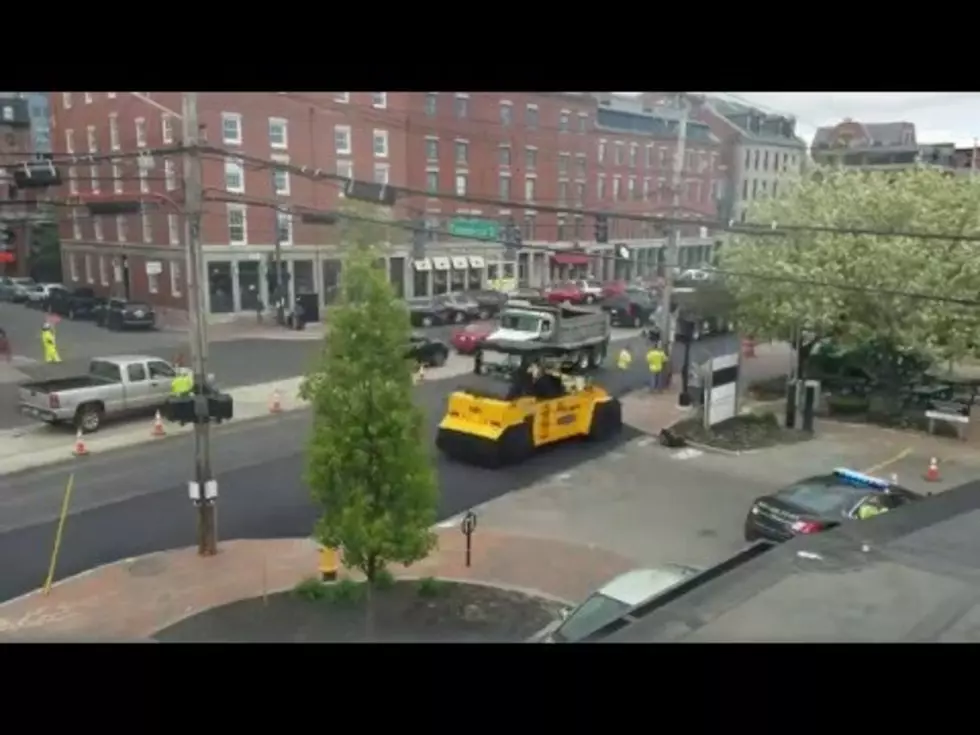 Time Lapse Video of Paving on Commercial Street Makes Us Wish It Went This Fast