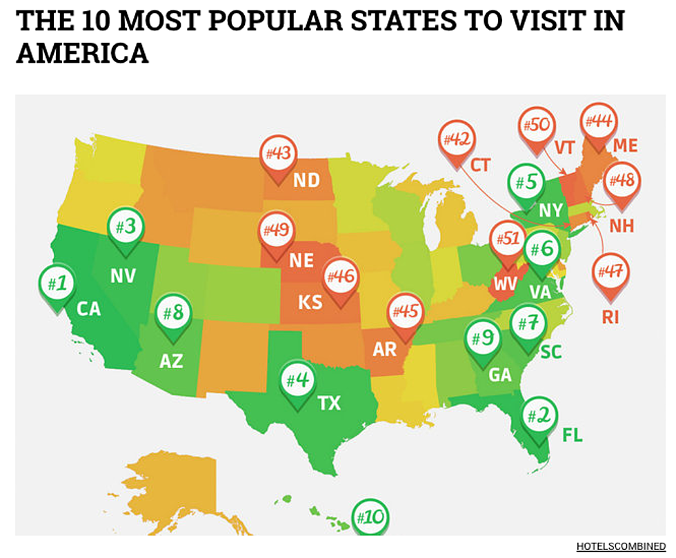The Most Popular States to Visit in America: Does Maine Make The List?