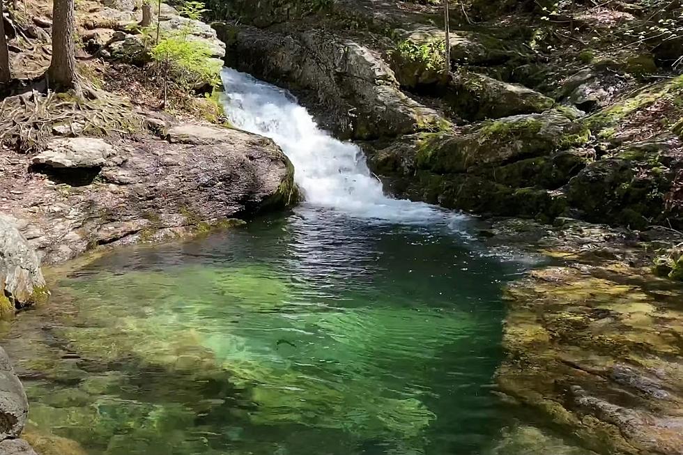 Magical Emerald Green Freshwater Pool in Maine Perfect for Swim