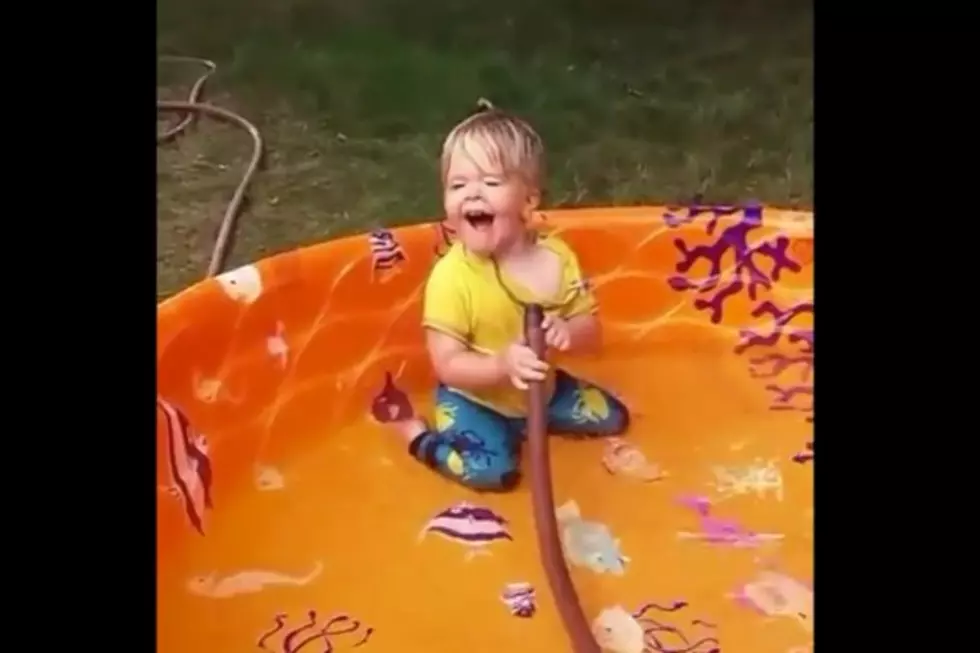 Watch This Toddler Get Hosed and Totally Love It &#8211; #WICKEDFUNNY