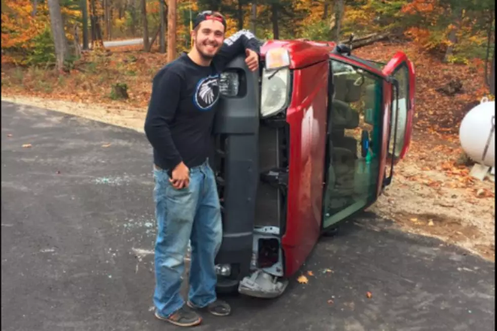 Guy Puts Car In Dumpster