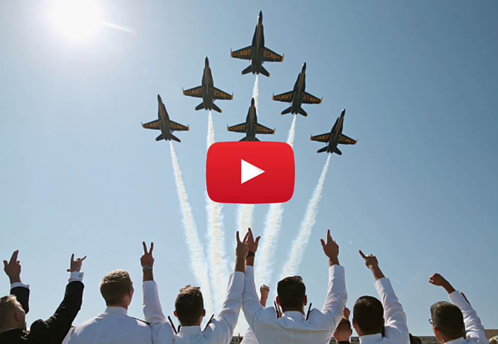 WATCH: The US Navy Blue Angels Fly in Maine!