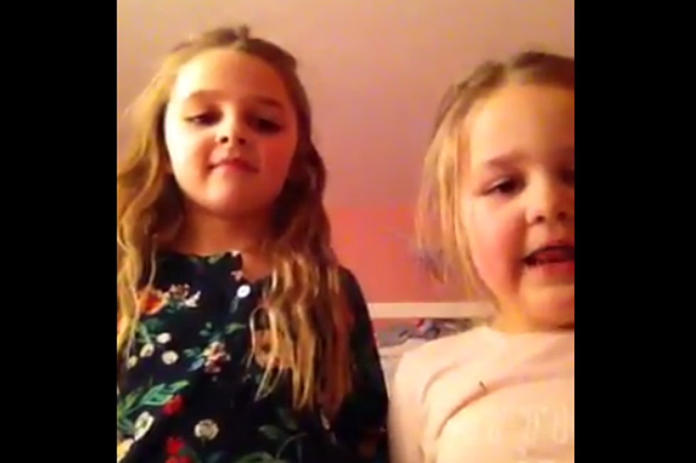 Sisters Emma and Ellie From Lewiston Find Out It’s Hard Making a Music Video  [VIDEO]