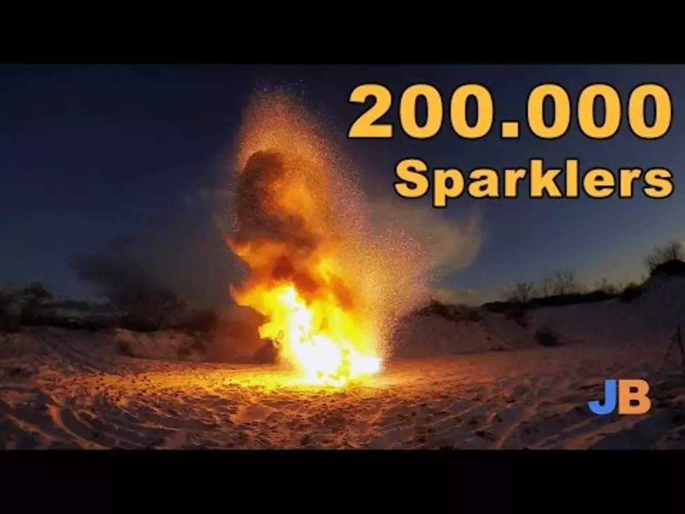 What Happens When You Light Up 200,000 Sparklers At Once? [VIDEO]