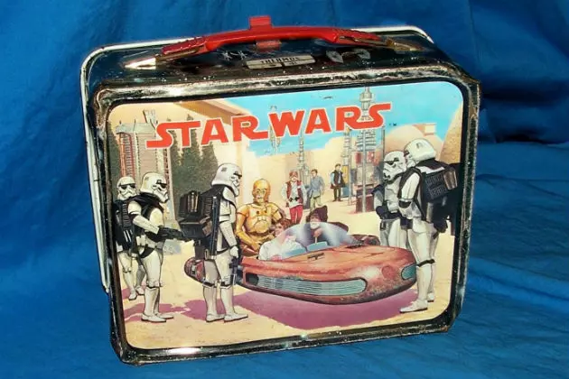 STAR WARS Lunch Box - metal 1978  Star wars lunch box, Metal lunch box,  Vintage lunch boxes